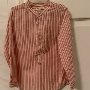 Babe & Tess Red Striped Boys shirt